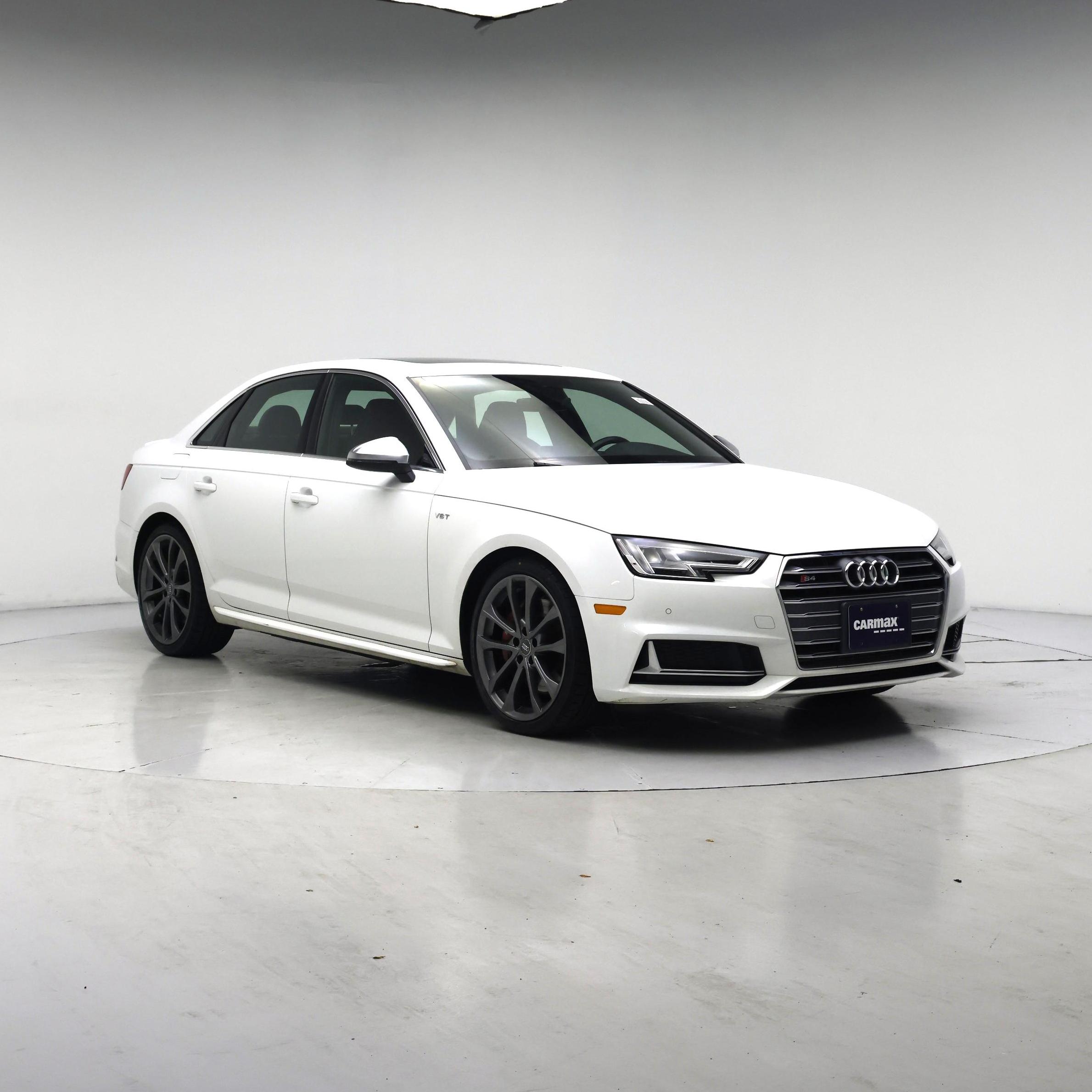 White 2018 Audi S4 Sedan All-Wheel Drive Automatic