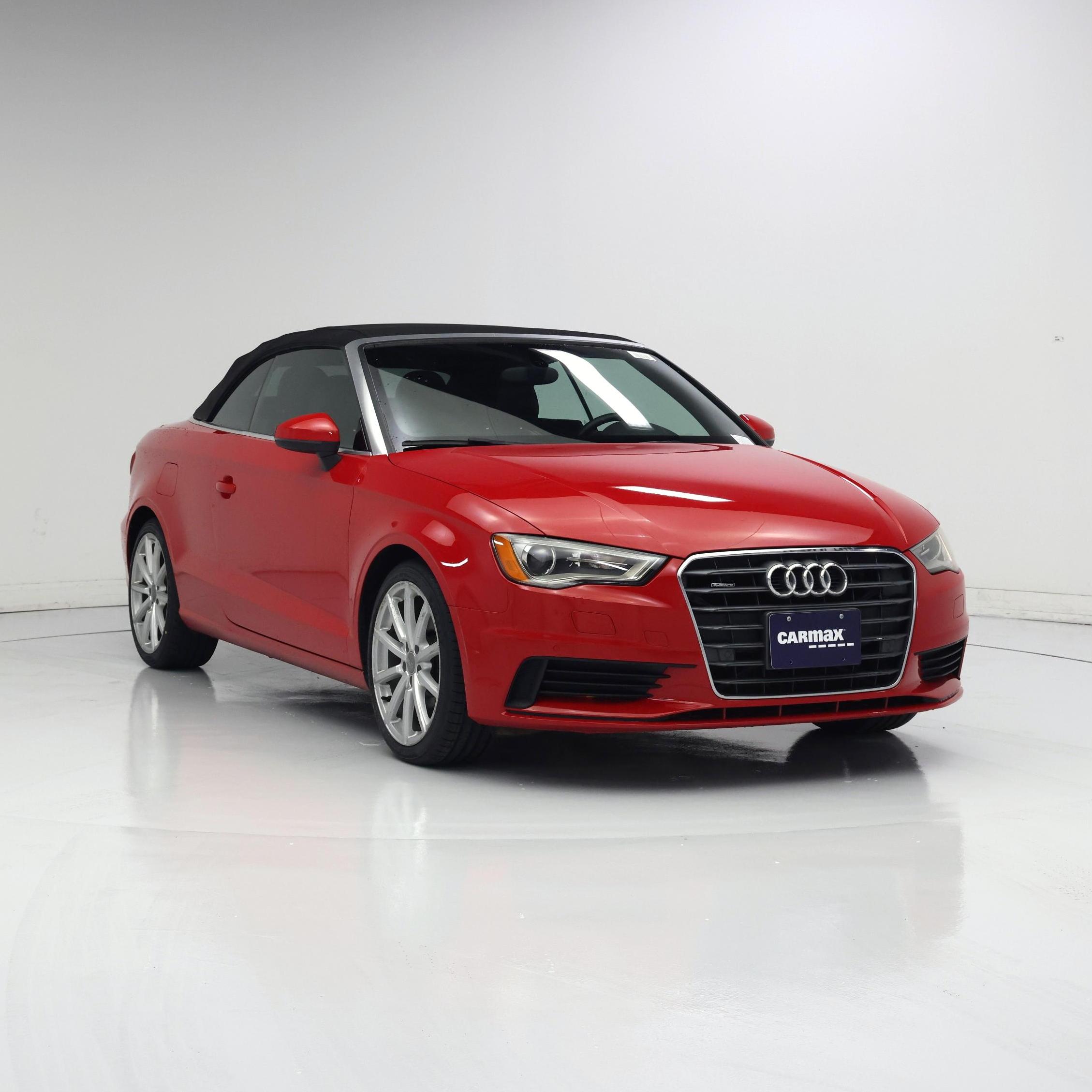Red 2015 Audi A3 Convertible All-Wheel Drive Automatic