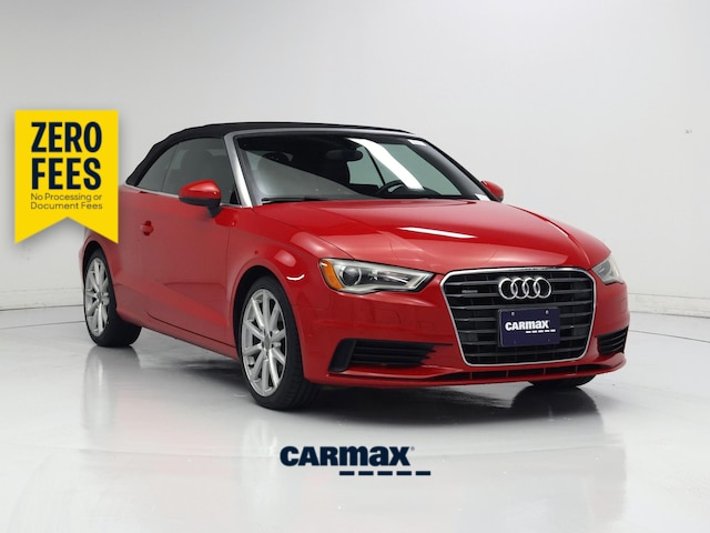 Red 2015 Audi A3 Convertible All-Wheel Drive Automatic