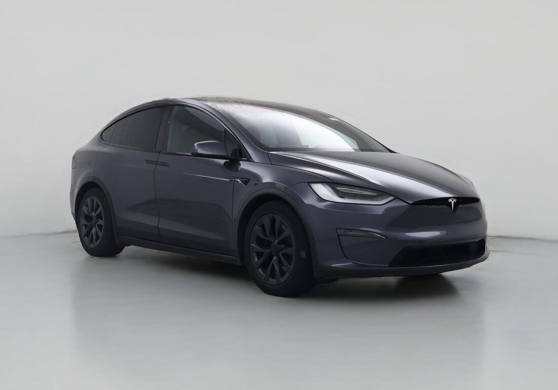 2022 Tesla Model X Long Range in Gray — CarMax photo