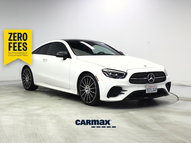 White 2022 Mercedes-Benz E-Class Coupe Rear-Wheel Drive Automatic