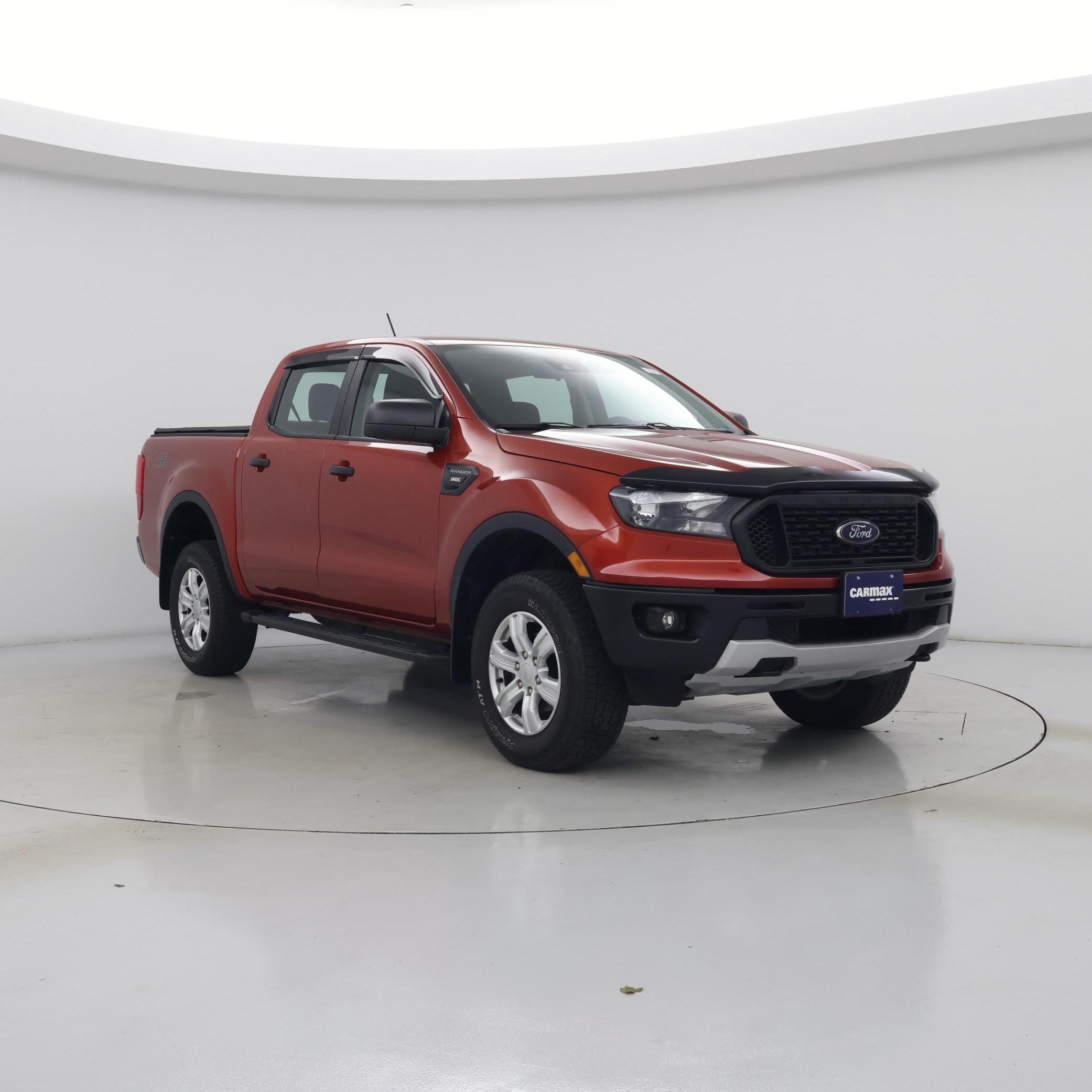 Red 2023 Ford Ranger Pickup Truck Four-Wheel Drive Automatic