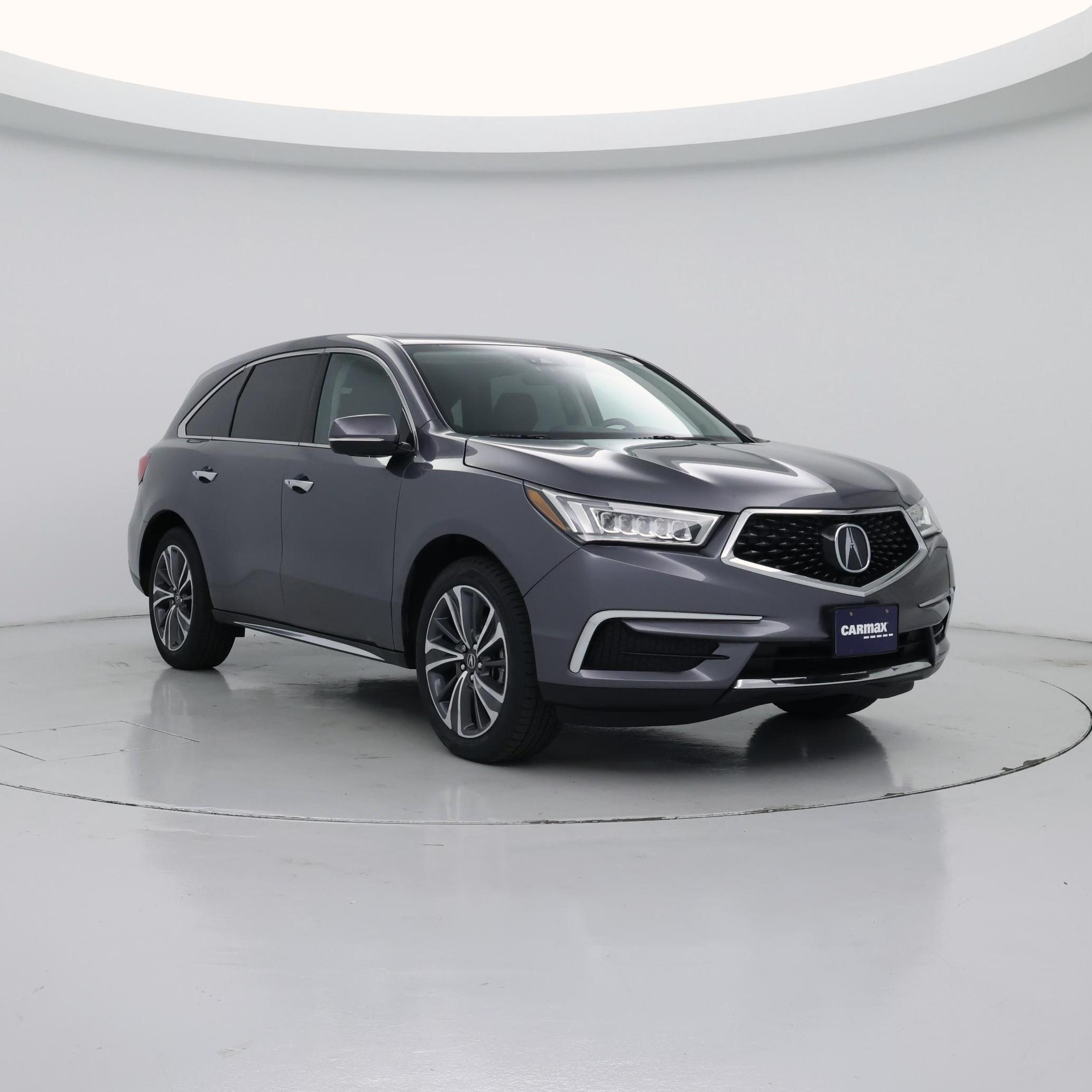 Gray 2019 Acura MDX SUV / Crossover All-Wheel Drive Automatic