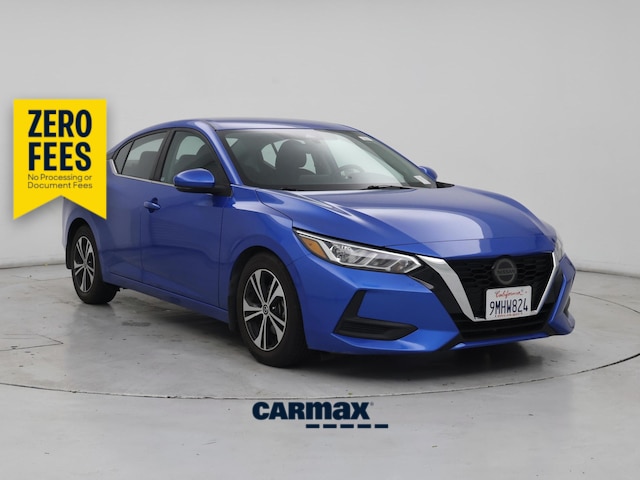 Blue 2020 Nissan Sentra Sedan Front-Wheel Drive Automatic