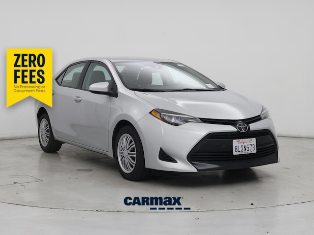 Silver 2019 Toyota Corolla LE Sedan Front-Wheel Drive Automatic