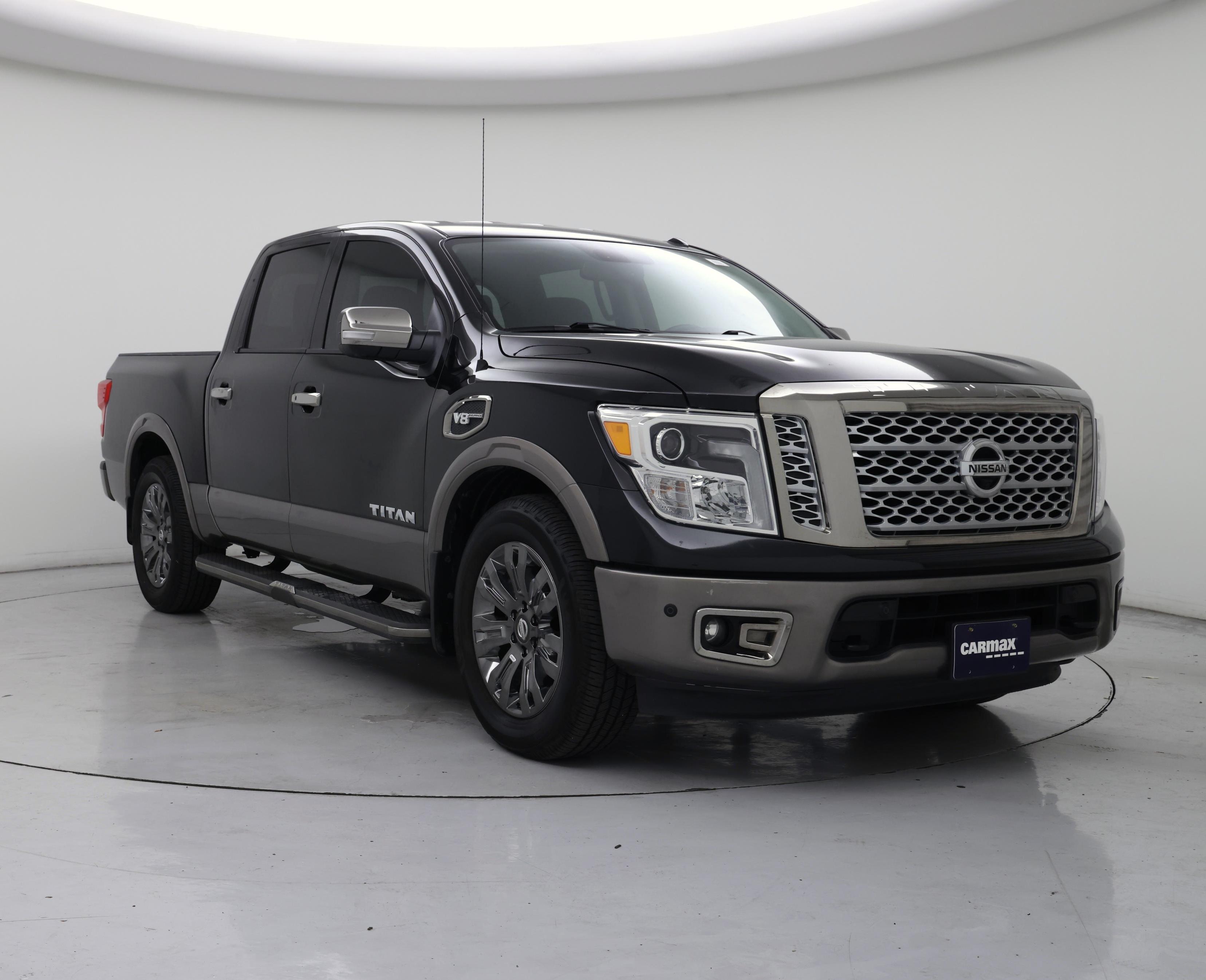 Black 2017 Nissan Titan Pickup Truck 4X2 Automatic