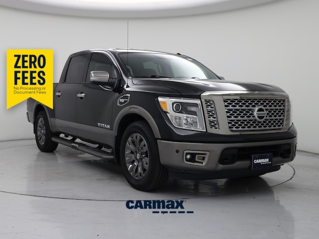 Black 2017 Nissan Titan Pickup Truck 4X2 Automatic