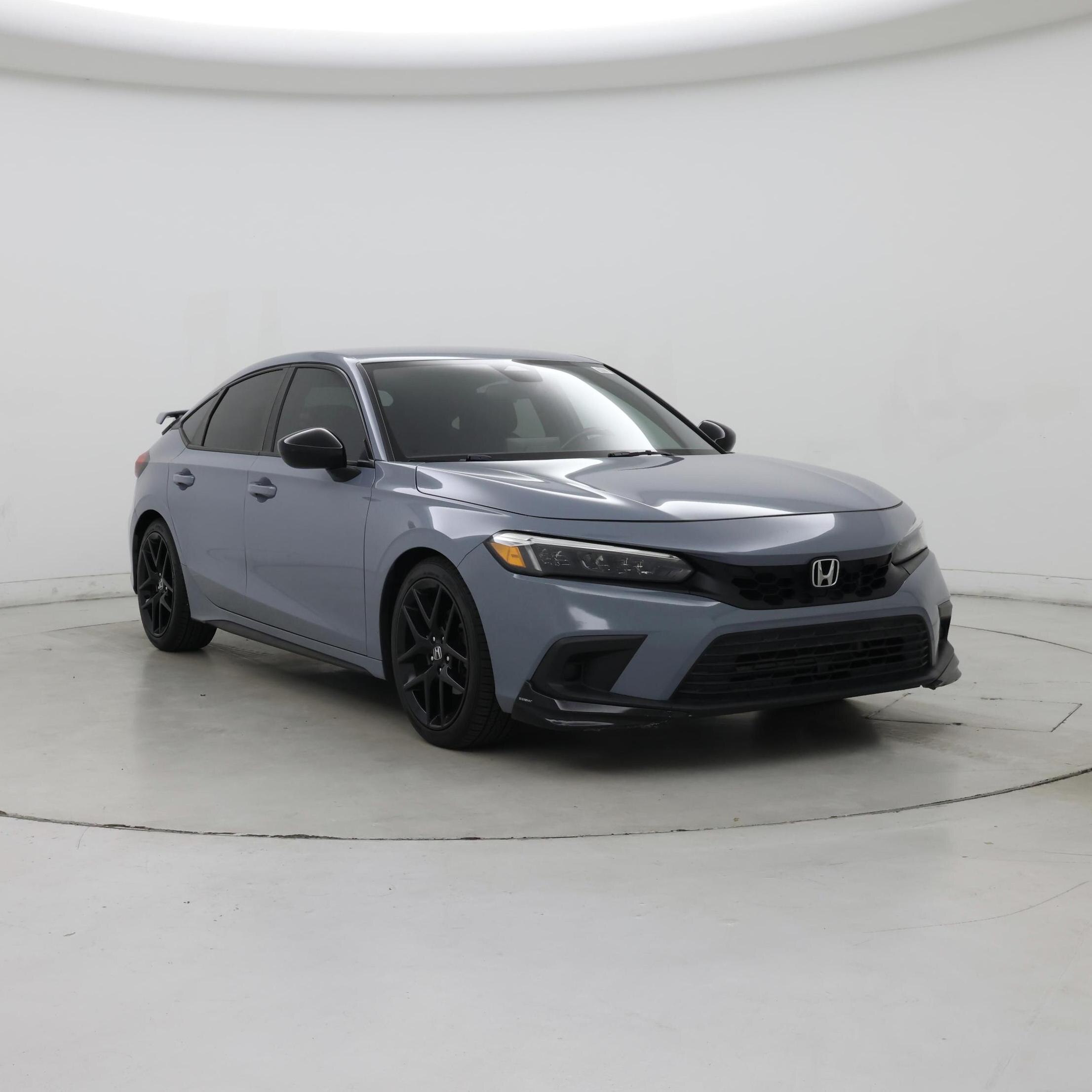 Gray 2022 Honda Civic Hatchback Hatchback Front-Wheel Drive Automatic