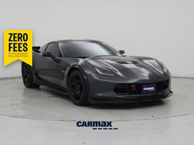 Gray 2017 Chevrolet Corvette Grand Sport 3LT Coupe RWD Coupe Rear-Wheel Drive Automatic