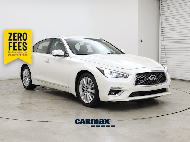 White 2021 INFINITI Q50 Sedan All-Wheel Drive Automatic