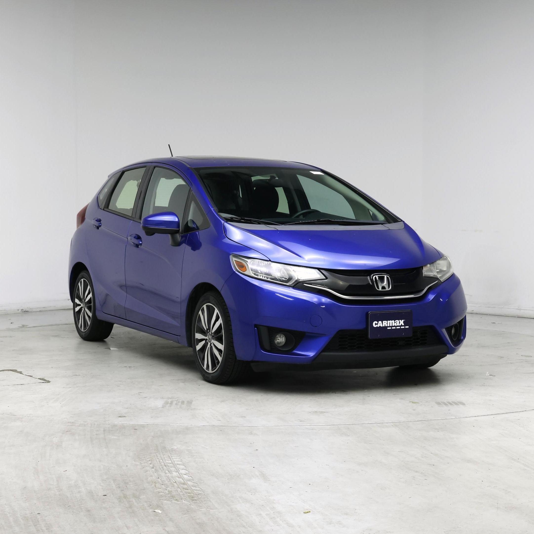 Blue 2016 Honda Fit Hatchback Front-Wheel Drive Automatic