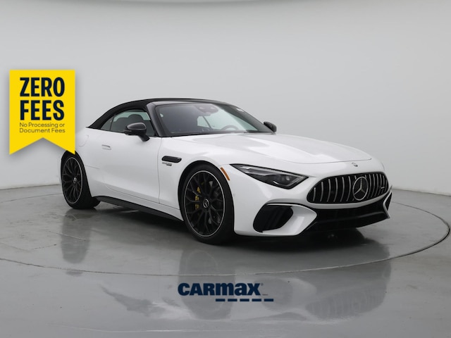 White 2025 Mercedes-Benz SL-Class Convertible All-Wheel Drive Automatic