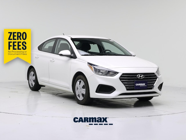 White 2019 Hyundai Accent Sedan Front-Wheel Drive Automatic
