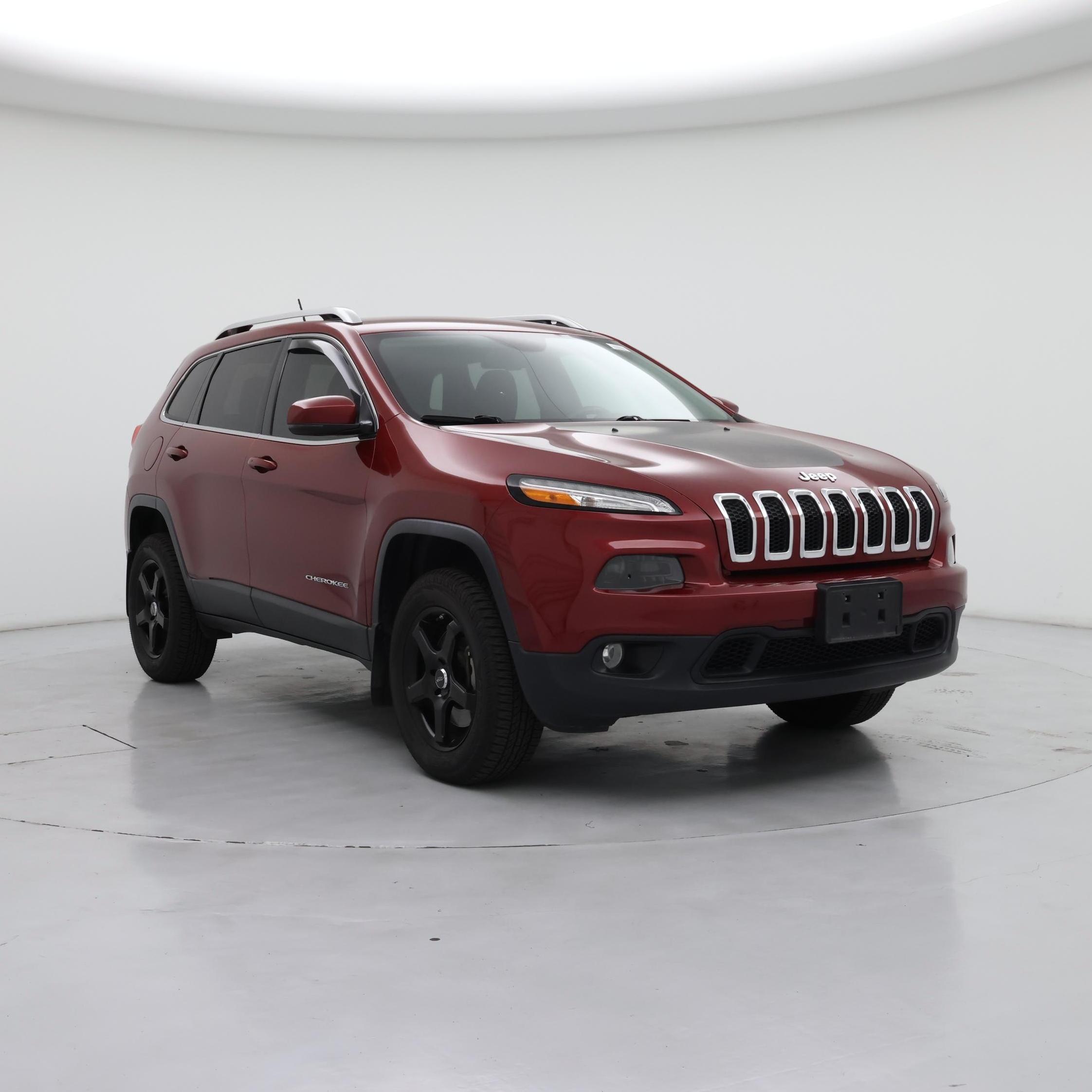 Red 2015 Jeep Cherokee SUV / Crossover Four-Wheel Drive Automatic