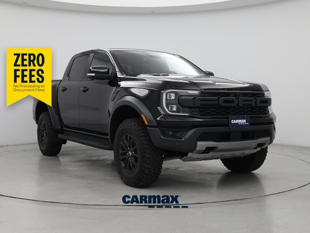 Black 2025 Ford Ranger Pickup Truck Four-Wheel Drive Automatic