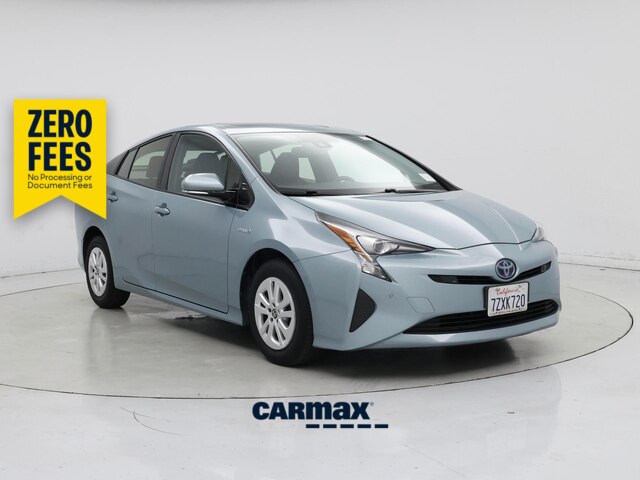 Blue 2017 Toyota Prius Hatchback Front-Wheel Drive Automatic