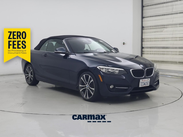 Blue 2017 BMW 2 Series Convertible Rear-Wheel Drive Automatic
