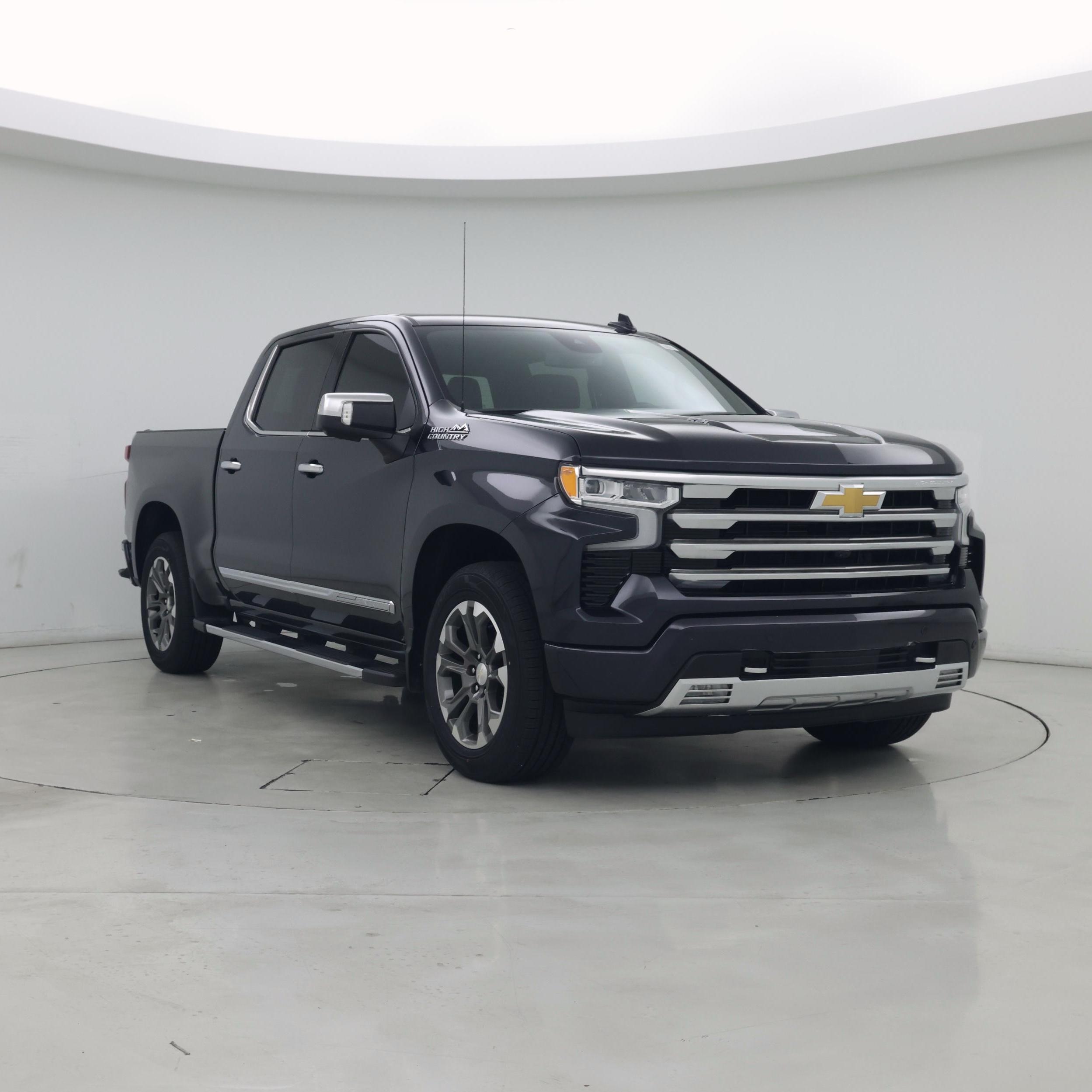 Black 2024 Chevrolet Silverado 1500 Pickup Truck Four-Wheel Drive Automatic