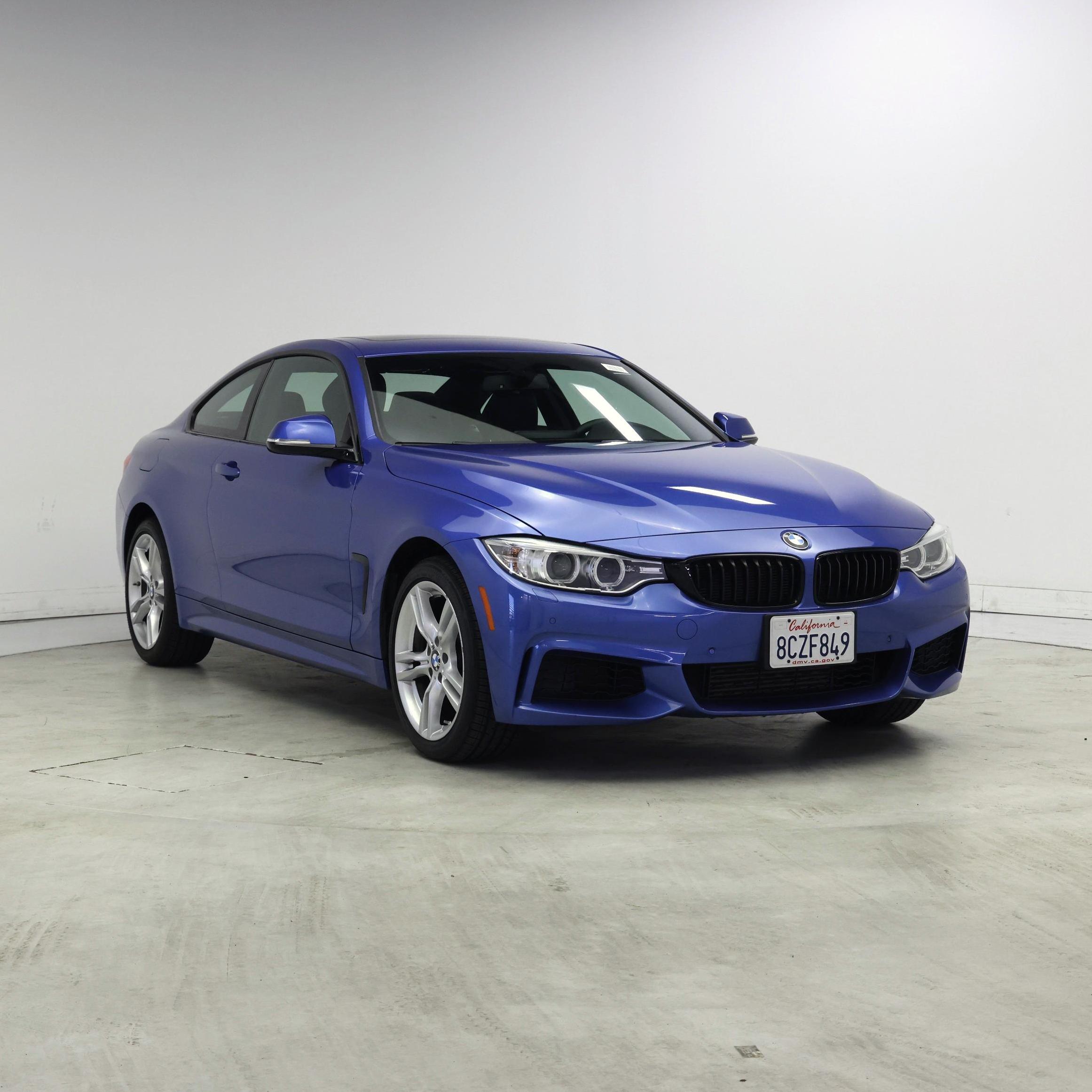 Blue 2015 BMW 4 Series Coupe All-Wheel Drive Automatic