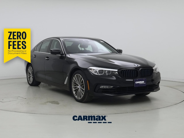 Black 2018 BMW 5 Series Sedan Rear-Wheel Drive Automatic