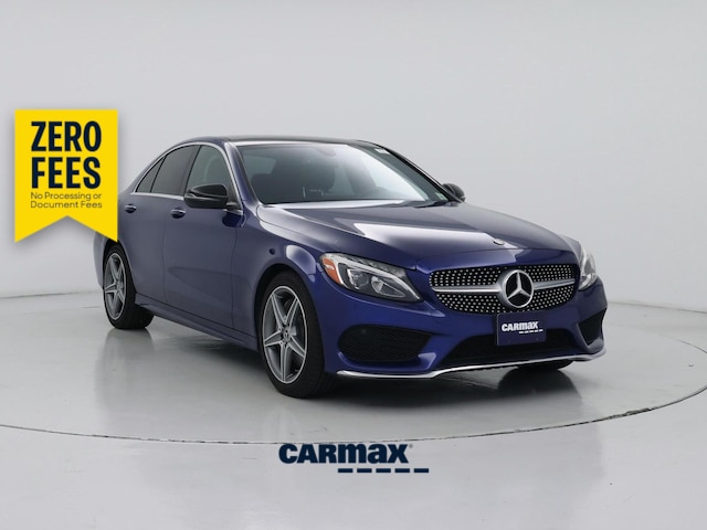 Blue 2017 Mercedes-Benz C-Class Sedan Automatic