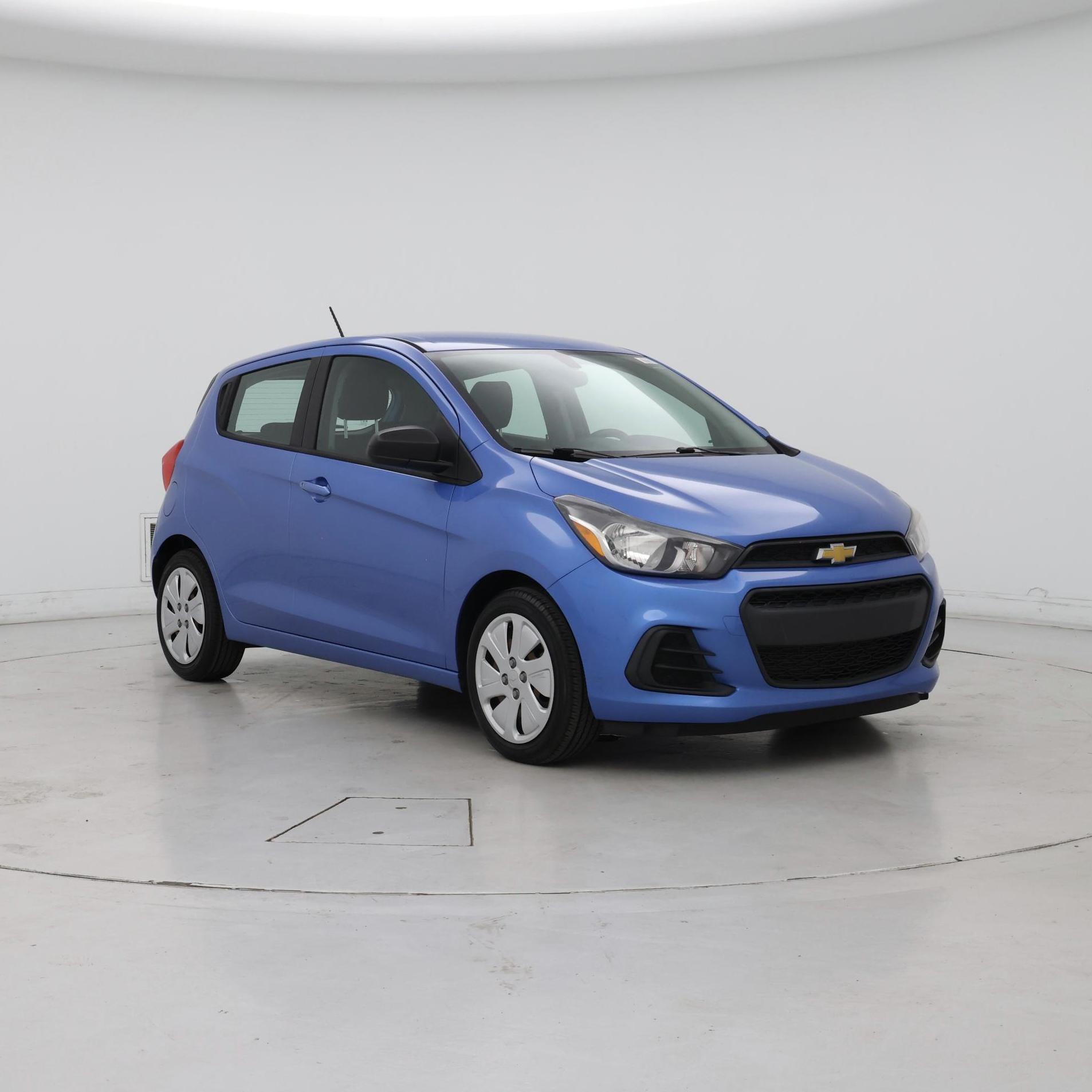 Blue 2018 Chevrolet Spark Hatchback Front-Wheel Drive Automatic