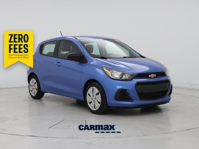 Blue 2018 Chevrolet Spark Hatchback Front-Wheel Drive Automatic