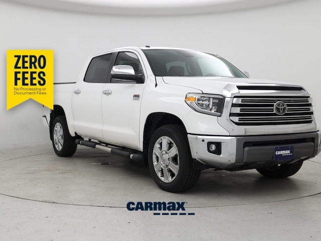 White 2019 Toyota Tundra Pickup Truck Four-Wheel Drive Automatic