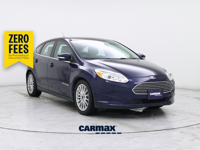 Blue 2016 Ford Focus Electric Hatchback Front-Wheel Drive Automatic