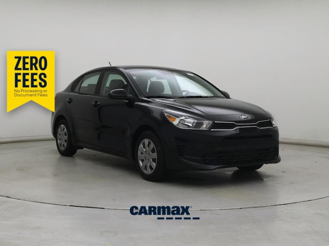 Black 2021 Kia Rio Sedan Front-Wheel Drive Automatic