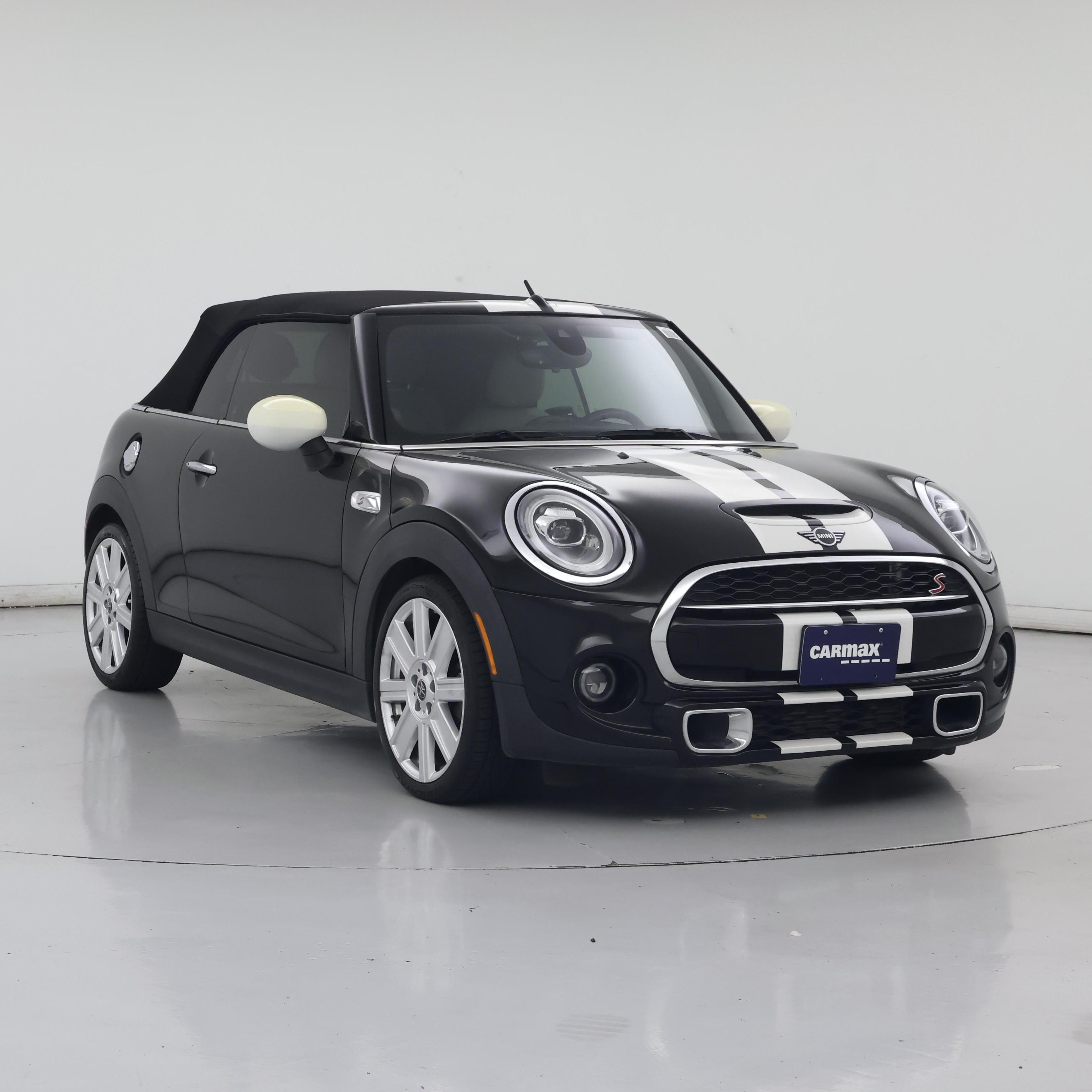 Black 2020 MINI Cooper Convertible Front-Wheel Drive Automatic