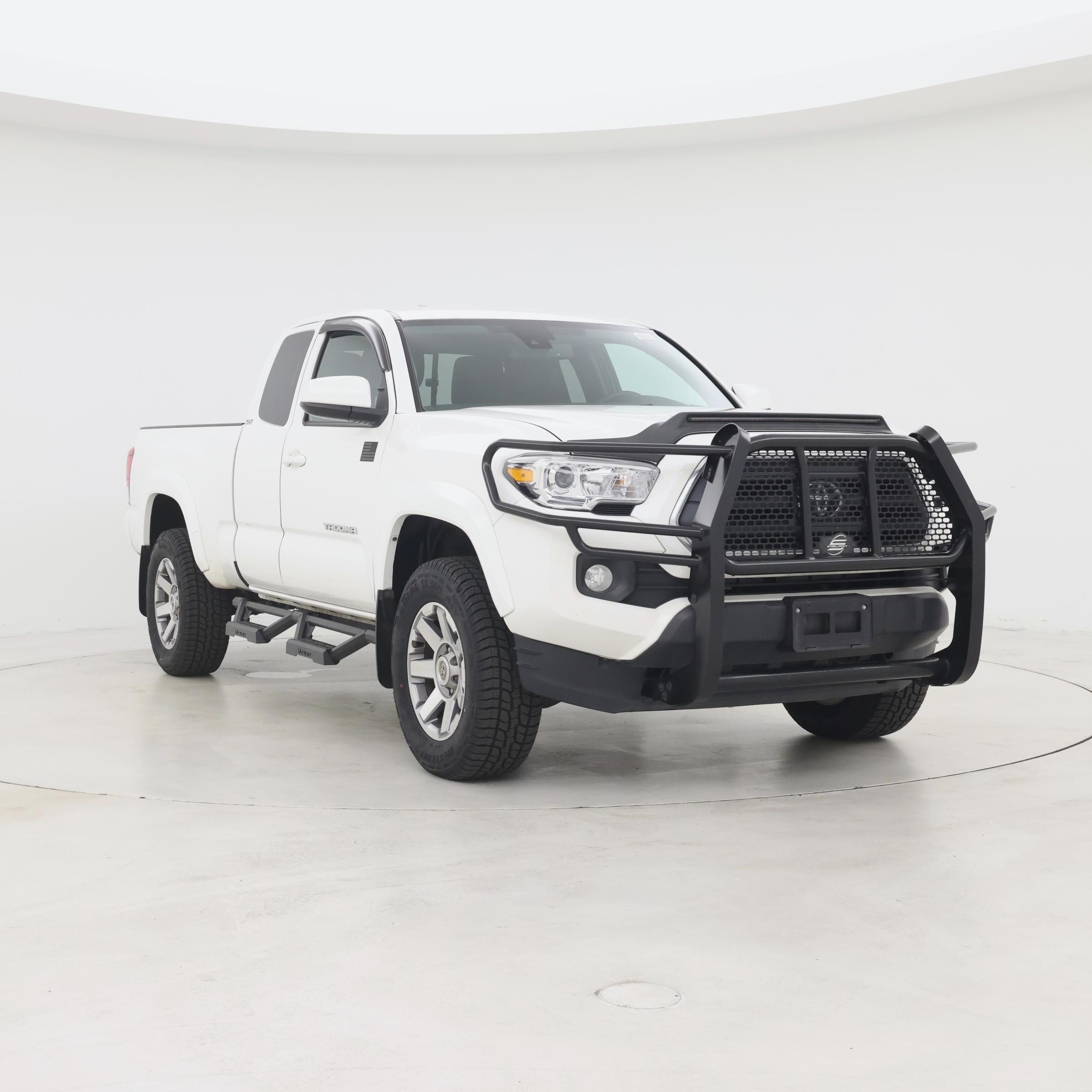 White 2022 Toyota Tacoma Pickup Truck Four-Wheel Drive Automatic