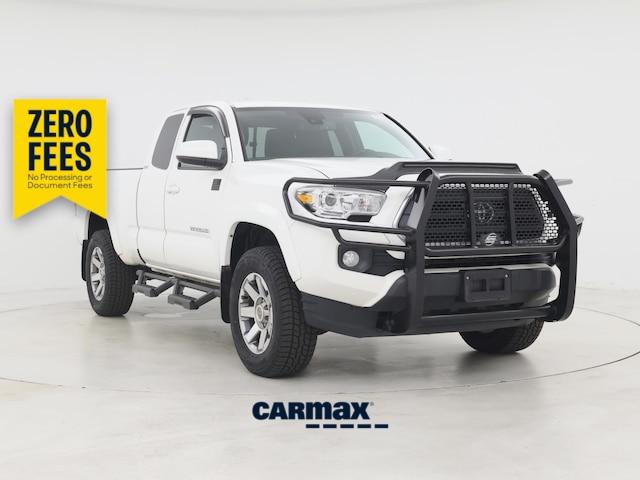 White 2022 Toyota Tacoma Pickup Truck Four-Wheel Drive Automatic