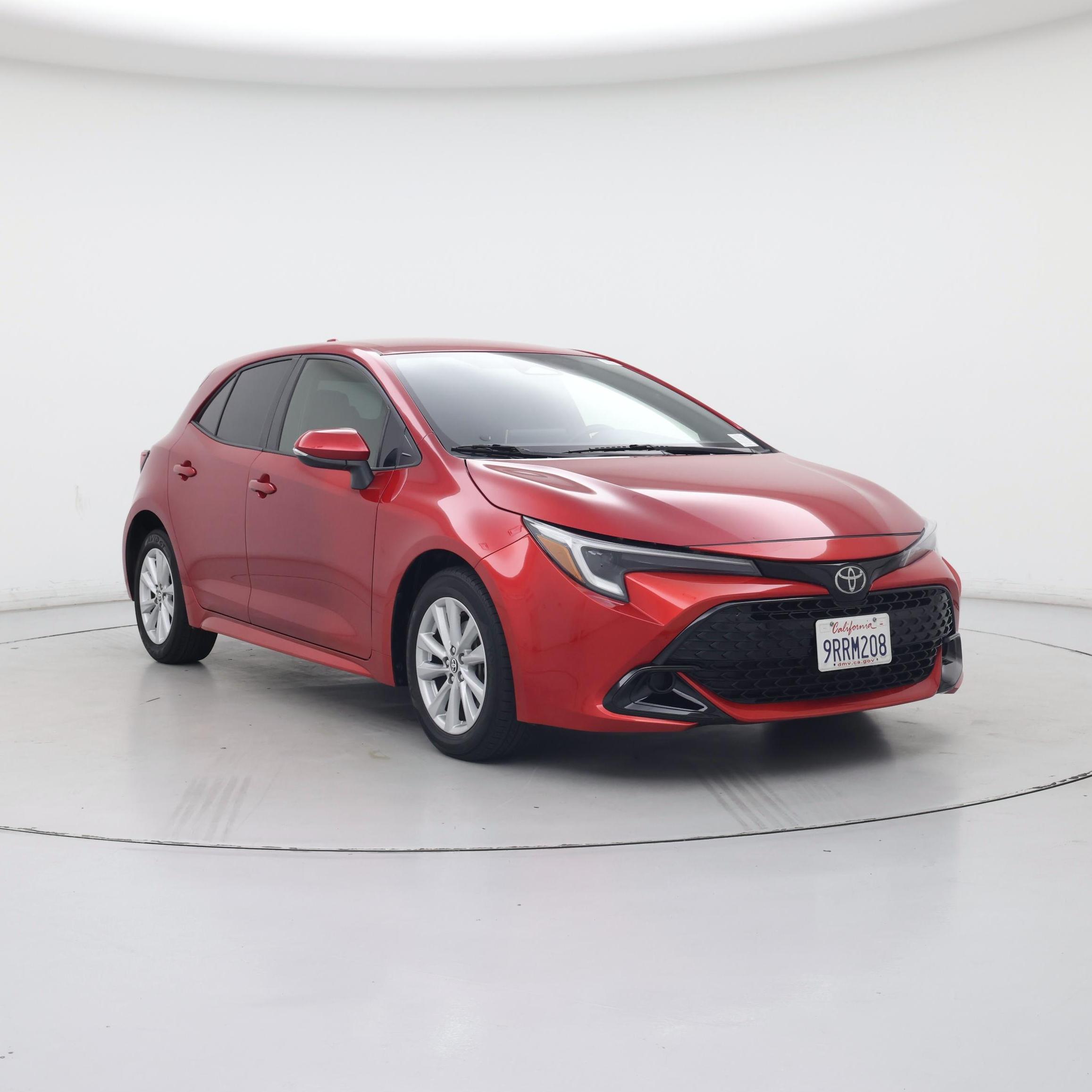 Red 2025 Toyota Corolla Hatchback Hatchback Front-Wheel Drive Automatic