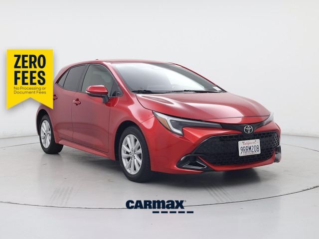 Red 2025 Toyota Corolla Hatchback Hatchback Front-Wheel Drive Automatic