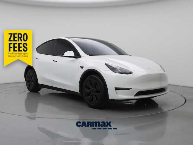 White 2025 Tesla Model Y SUV / Crossover Rear-Wheel Drive Automatic
