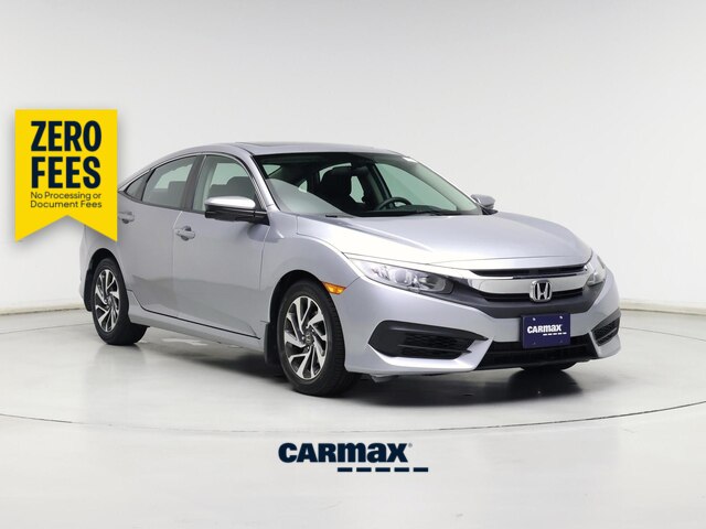 Silver 2016 Honda Civic Sedan Front-Wheel Drive Automatic
