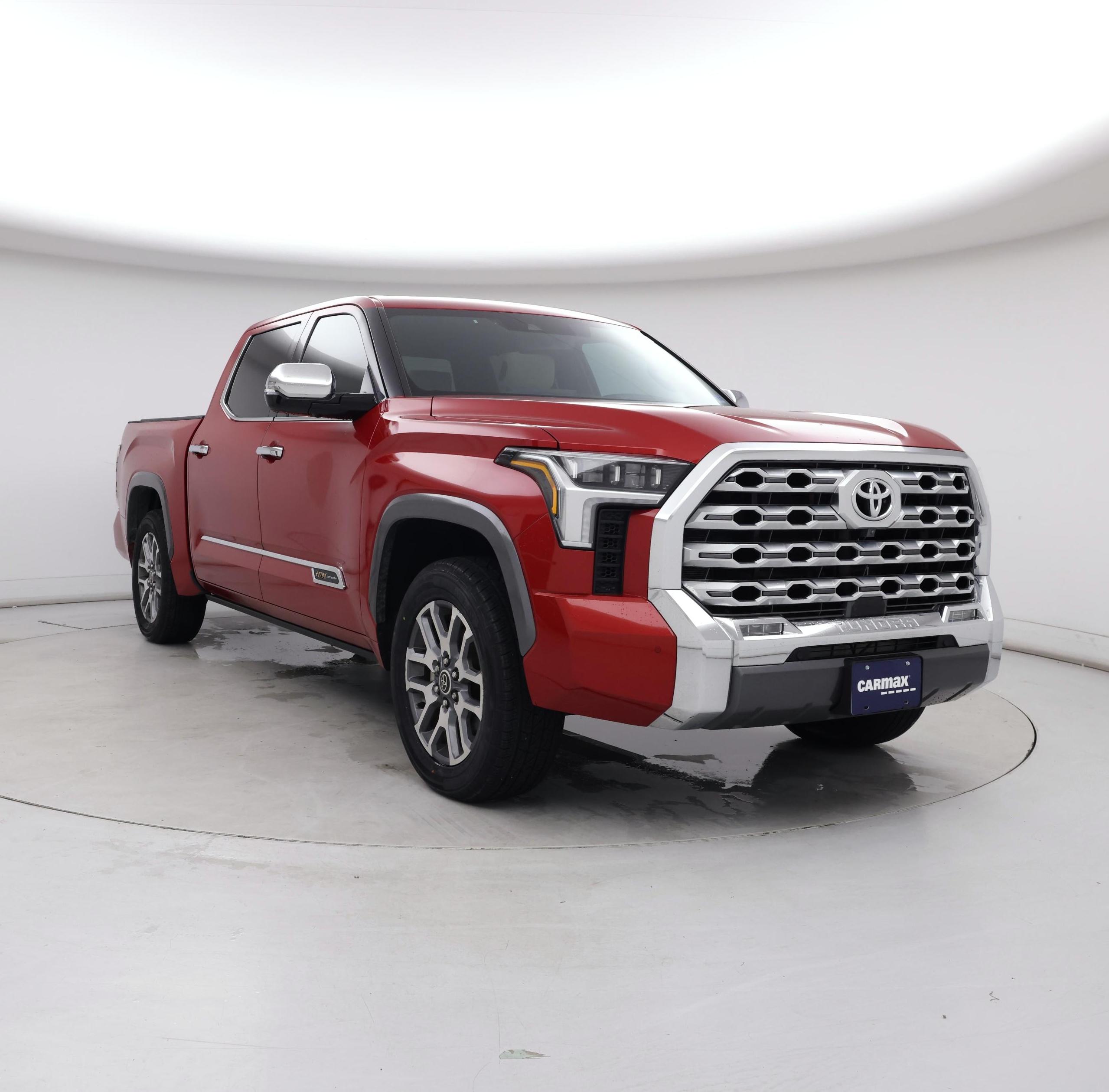 Red 2023 Toyota Tundra Pickup Truck Four-Wheel Drive Automatic