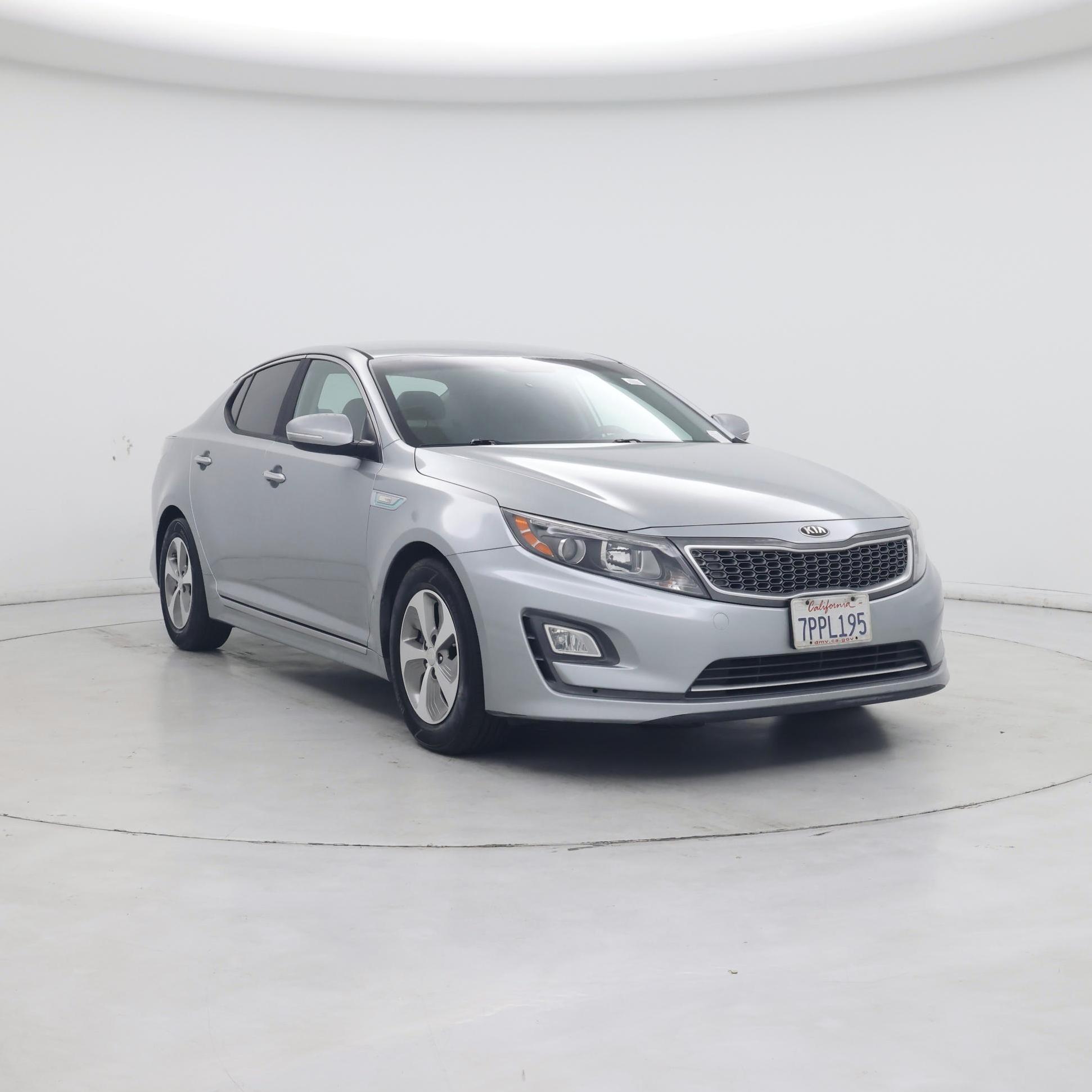 Gray 2015 Kia Optima Hybrid Sedan Front-Wheel Drive Automatic