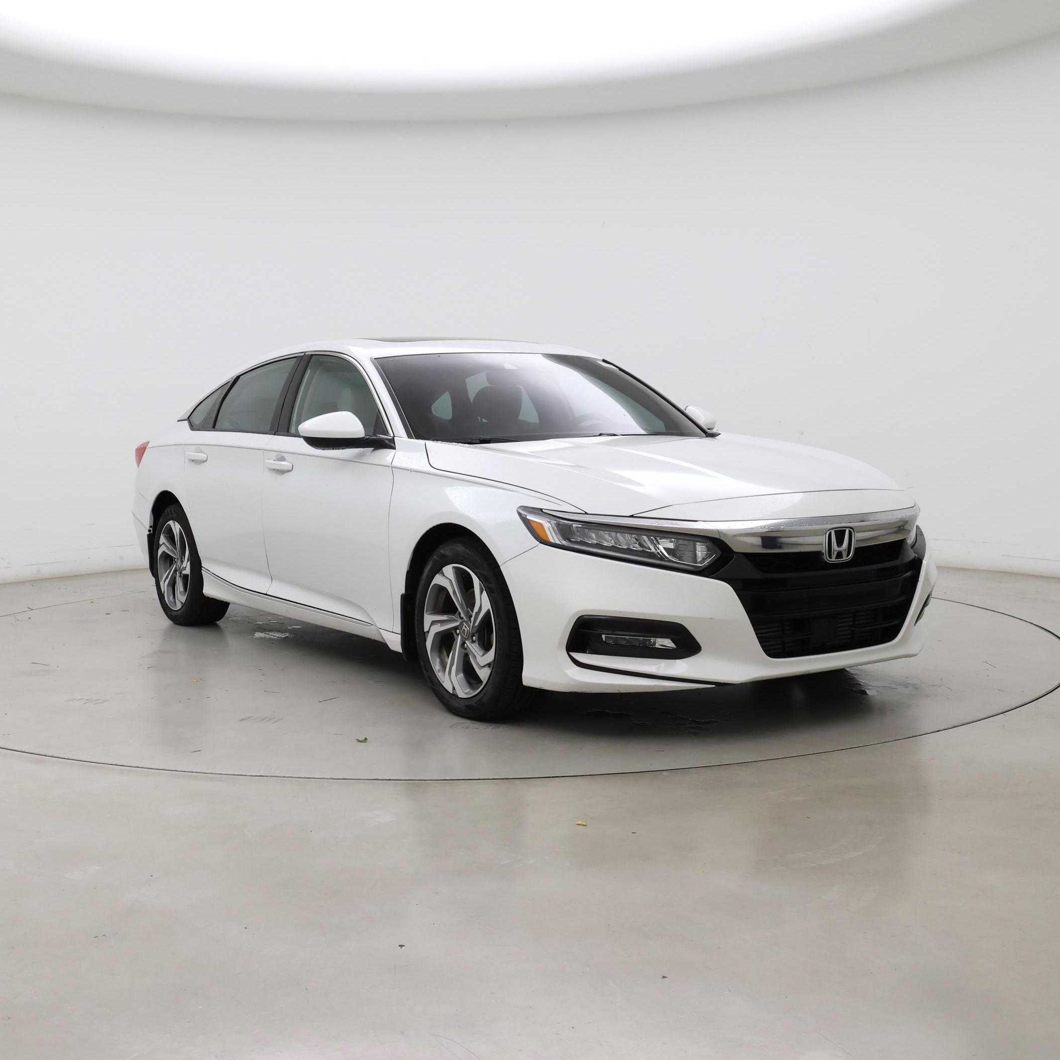 White 2019 Honda Accord Sedan Front-Wheel Drive Automatic
