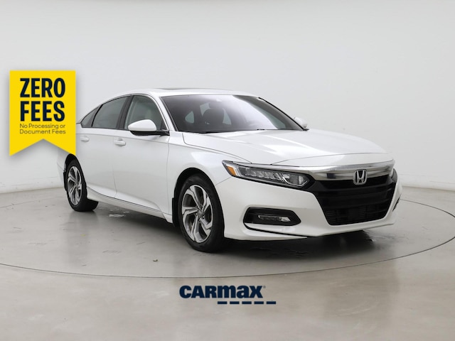 White 2019 Honda Accord Sedan Front-Wheel Drive Automatic