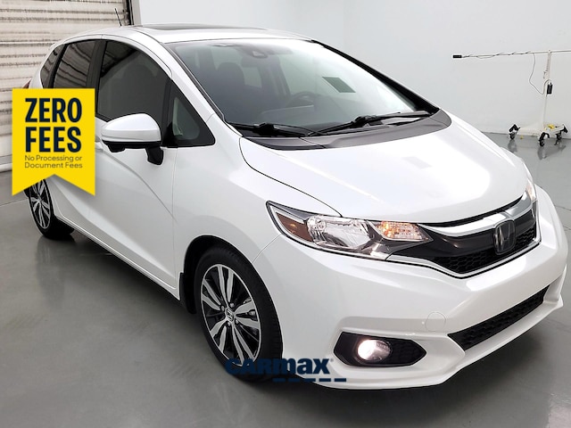 White 2020 Honda Fit Hatchback Front-Wheel Drive Automatic