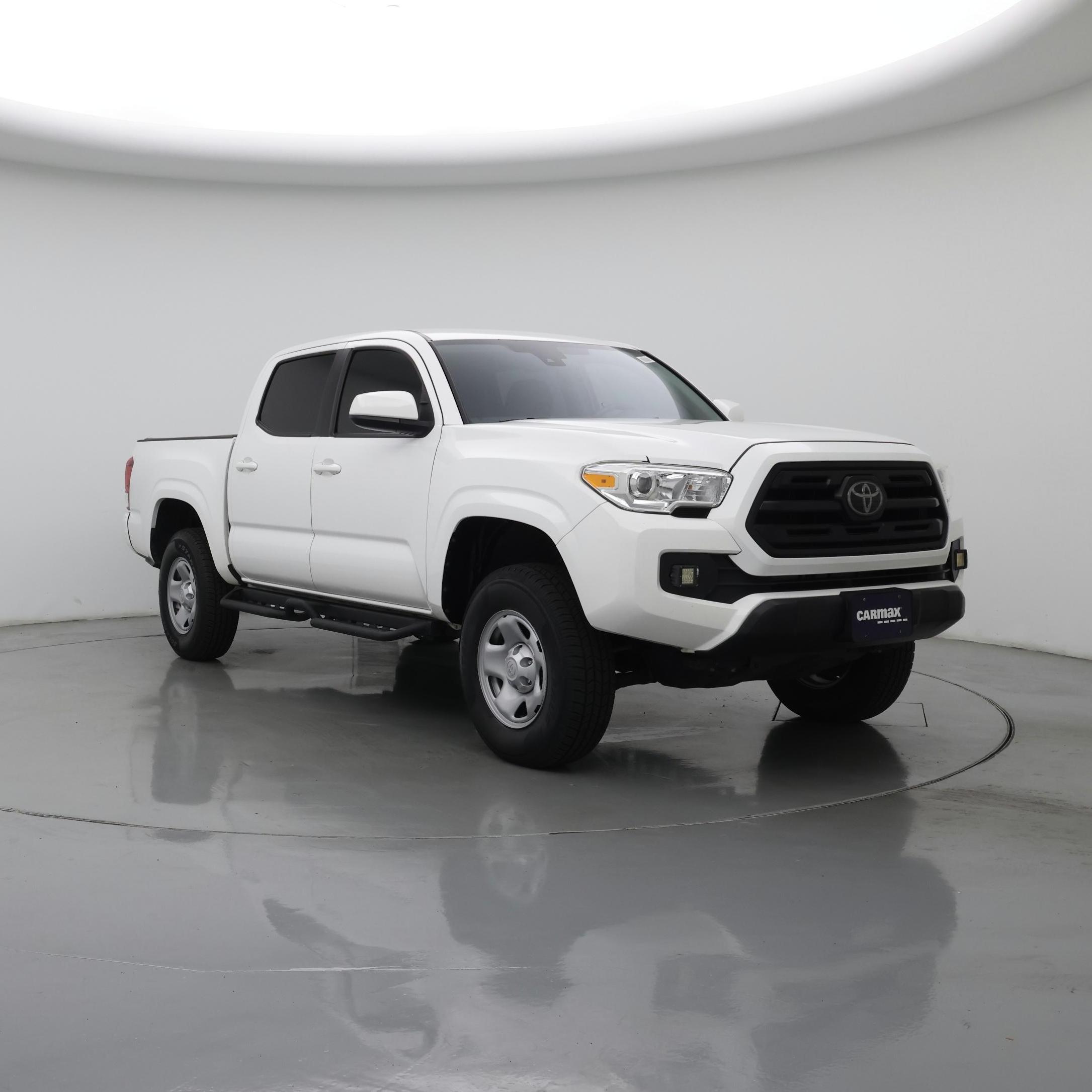 White 2018 Toyota Tacoma Pickup Truck Four-Wheel Drive Automatic