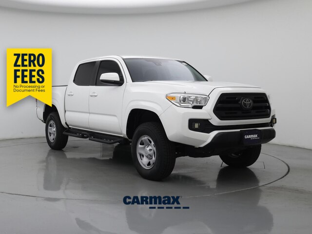 White 2018 Toyota Tacoma Pickup Truck Four-Wheel Drive Automatic