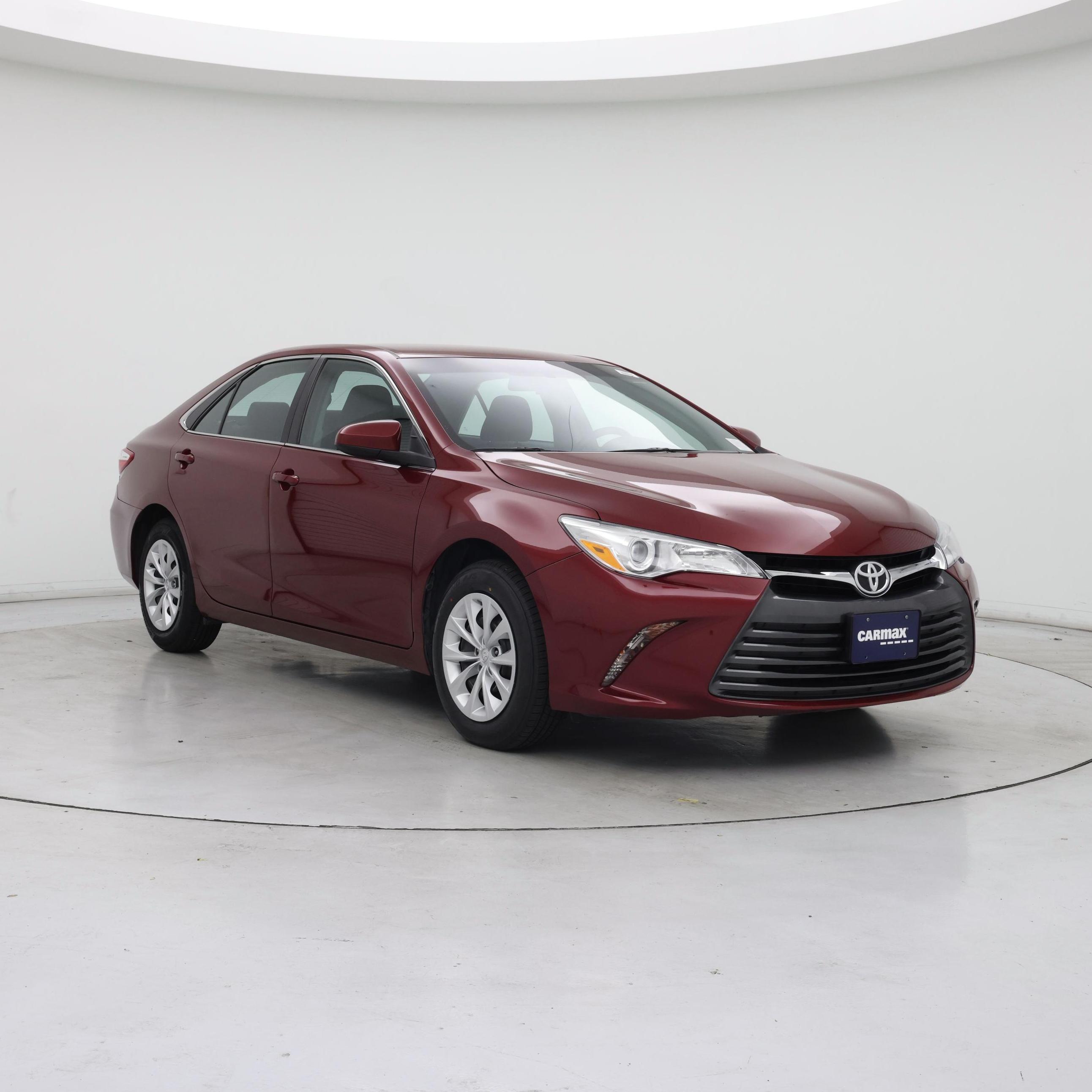 Red 2017 Toyota Camry Sedan Front-Wheel Drive Automatic
