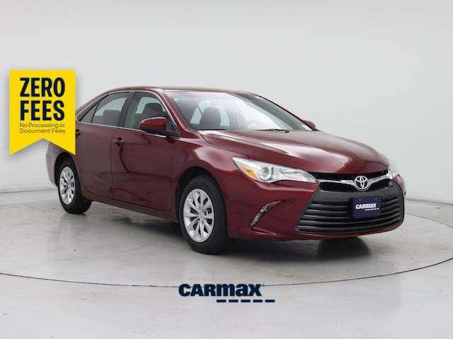 Red 2017 Toyota Camry Sedan Front-Wheel Drive Automatic