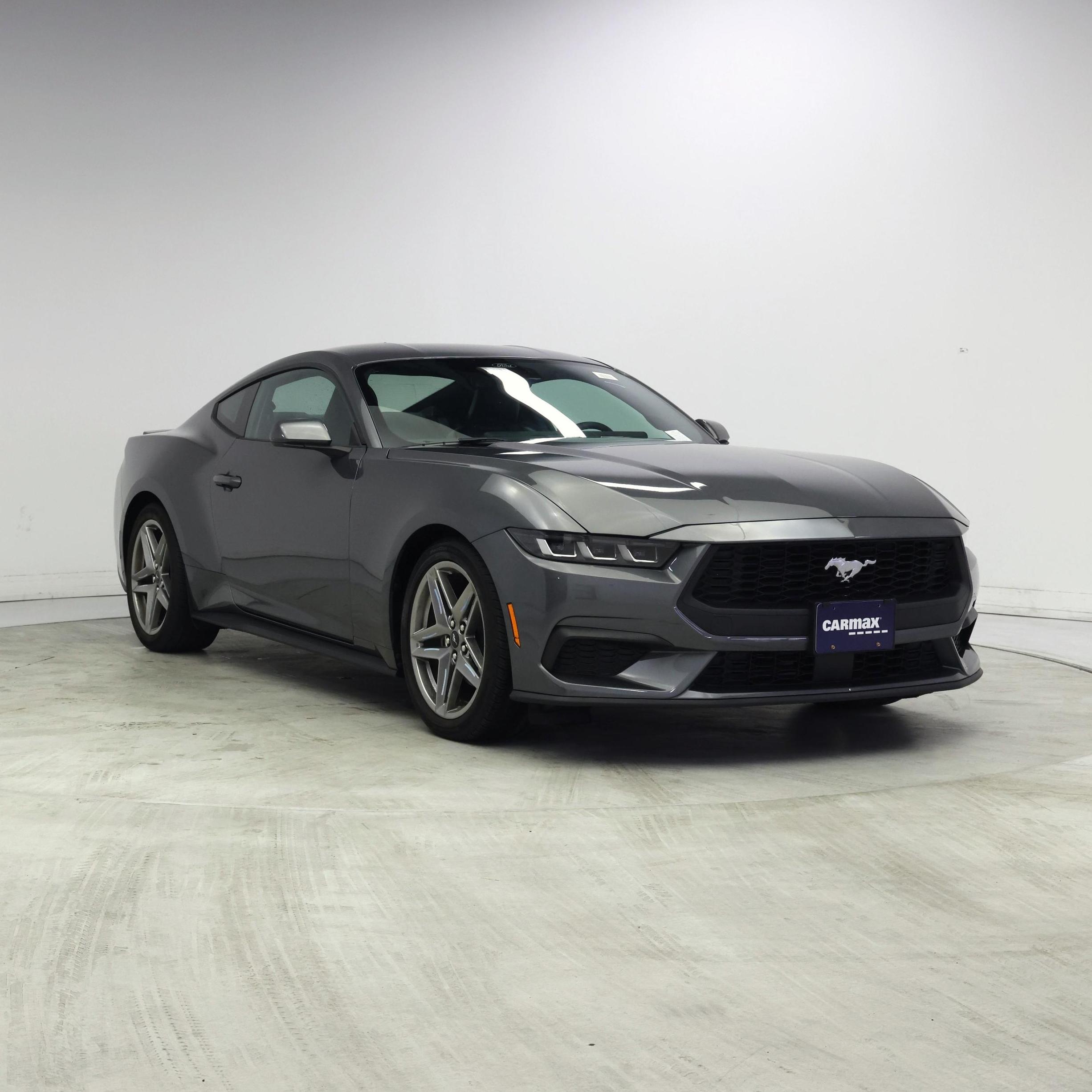 Gray 2024 Ford Mustang Coupe Rear-Wheel Drive Automatic