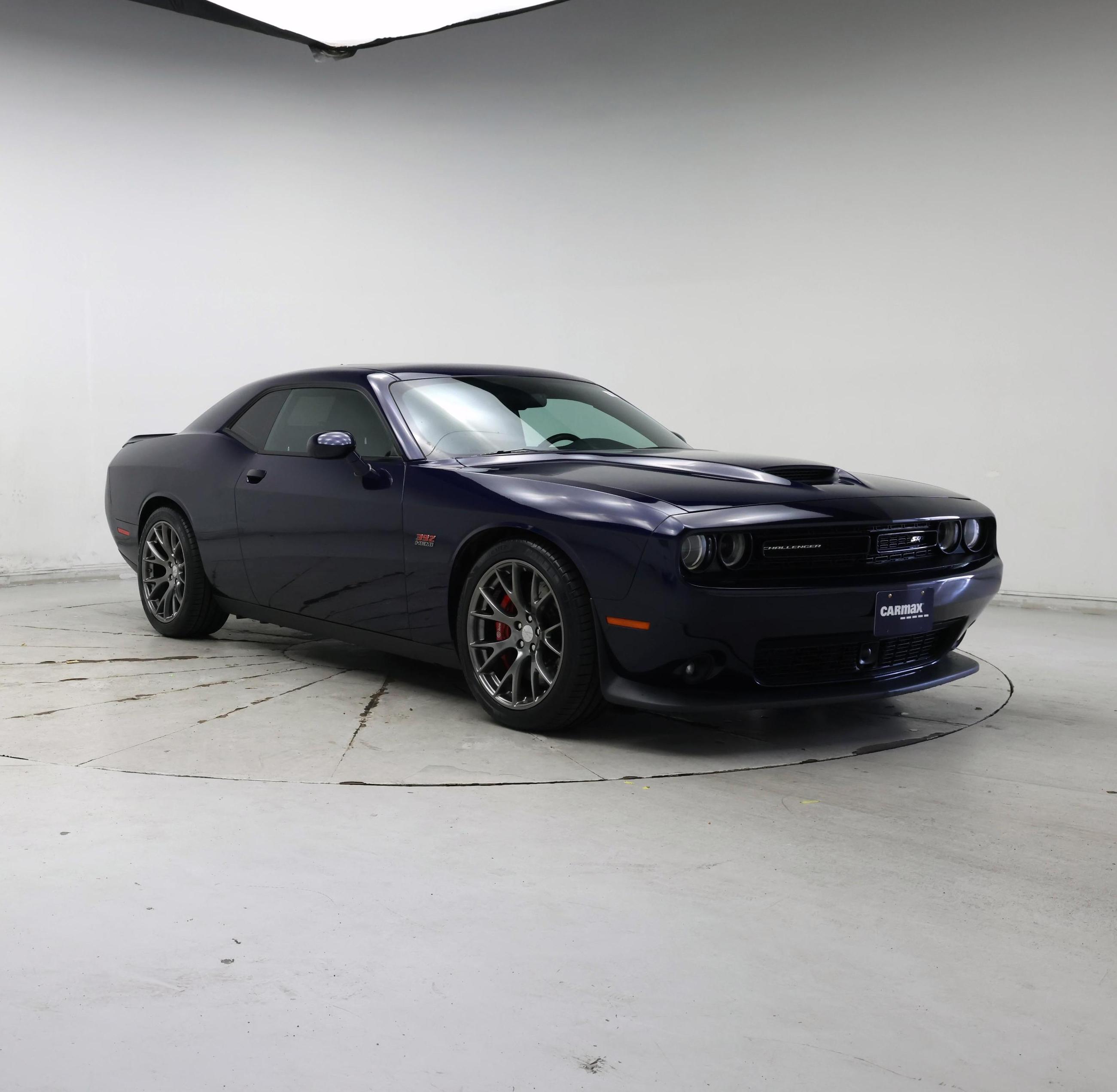 Blue 2015 Dodge Challenger Coupe Rear-Wheel Drive Automatic