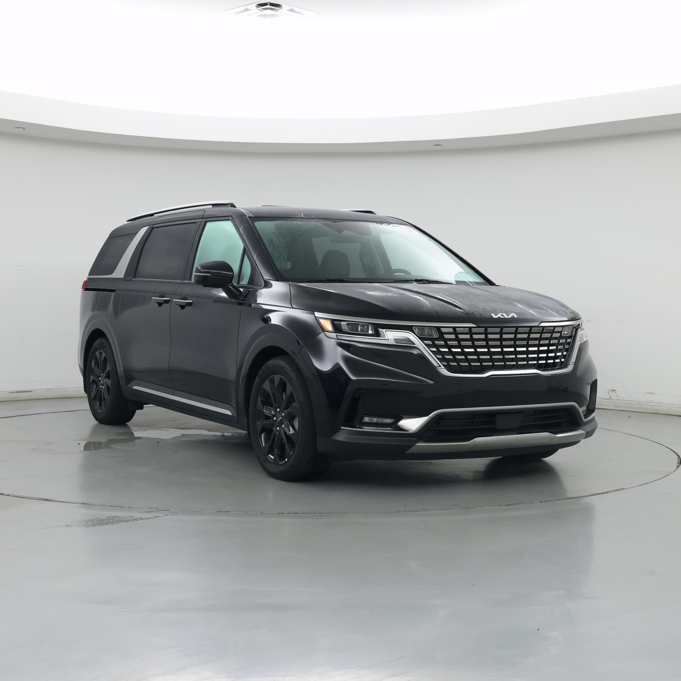 Black 2024 Kia Carnival Minivan Front-Wheel Drive Automatic