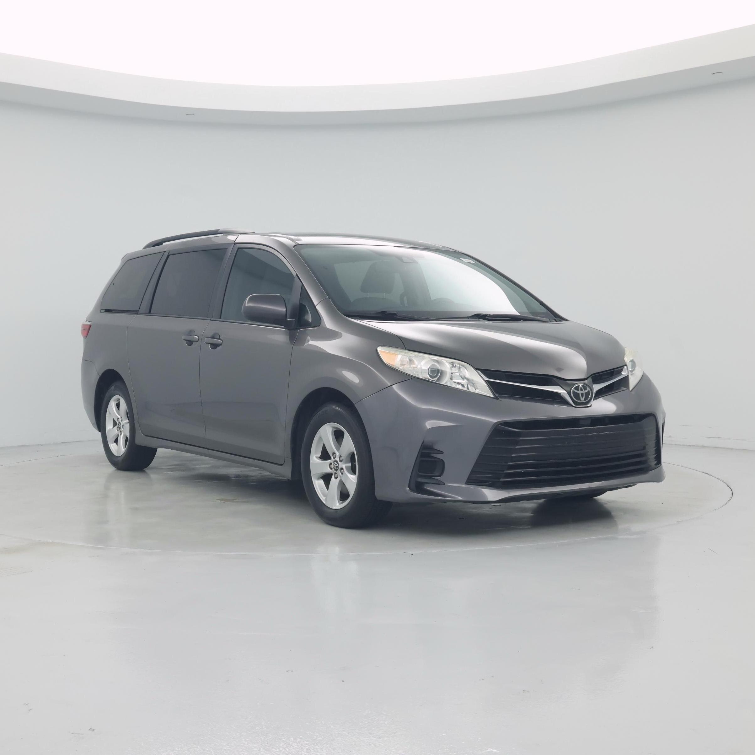 Gray 2019 Toyota Sienna Minivan Front-Wheel Drive Automatic